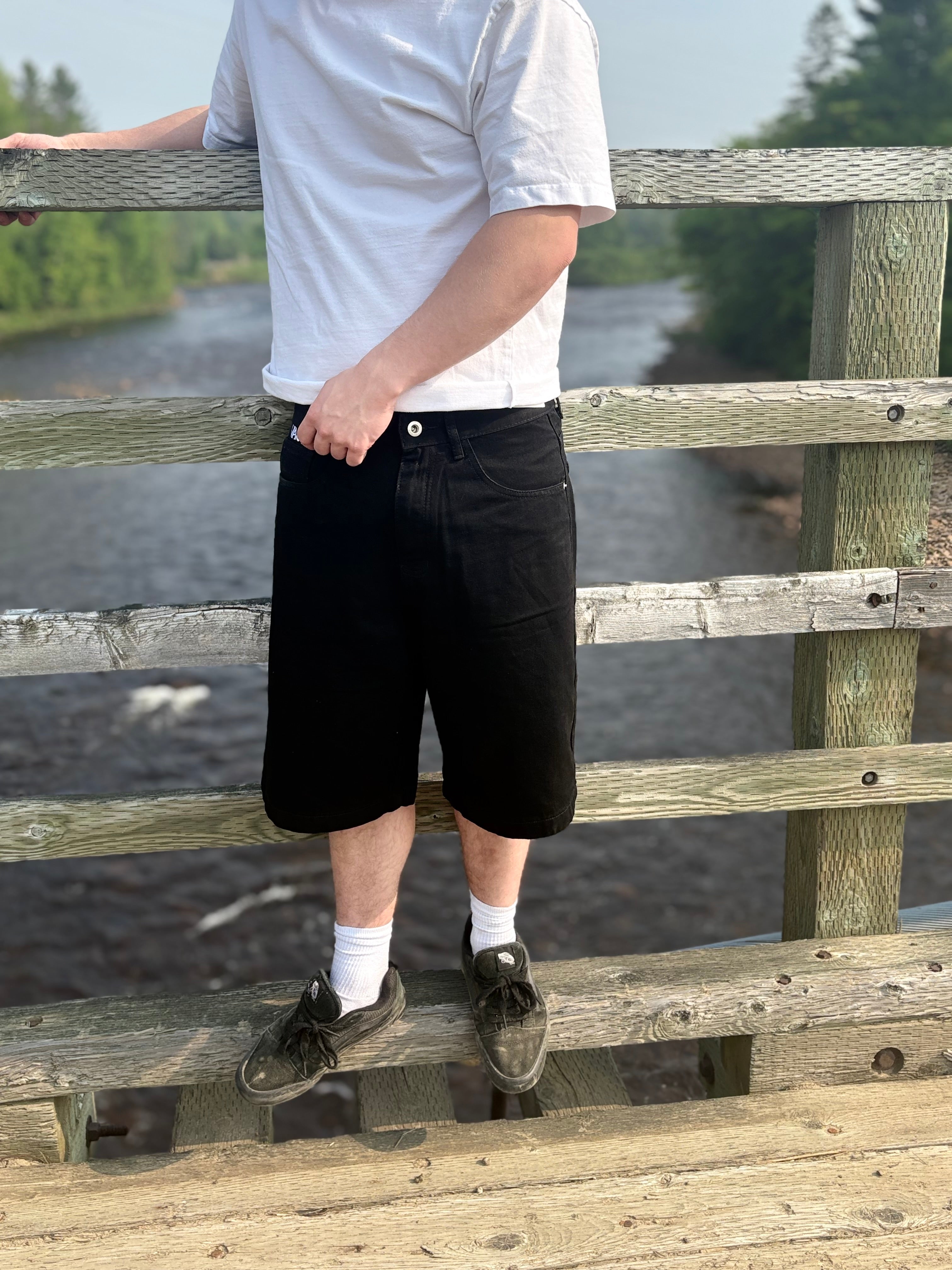 Black - Jorts – Vastra