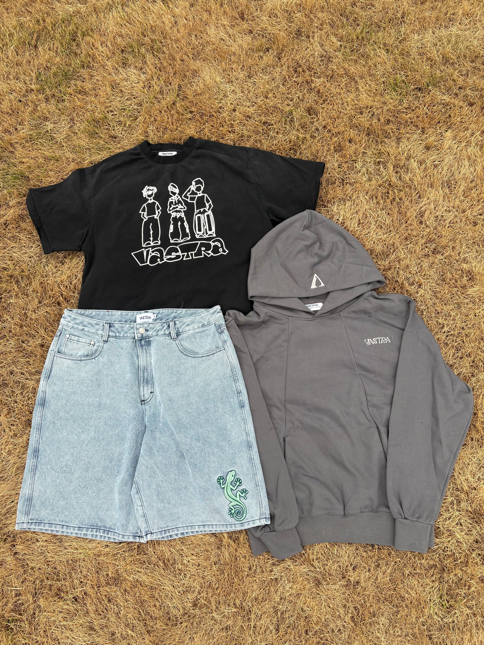 The Summer Kit (Jorts + Tee + Hoodie)