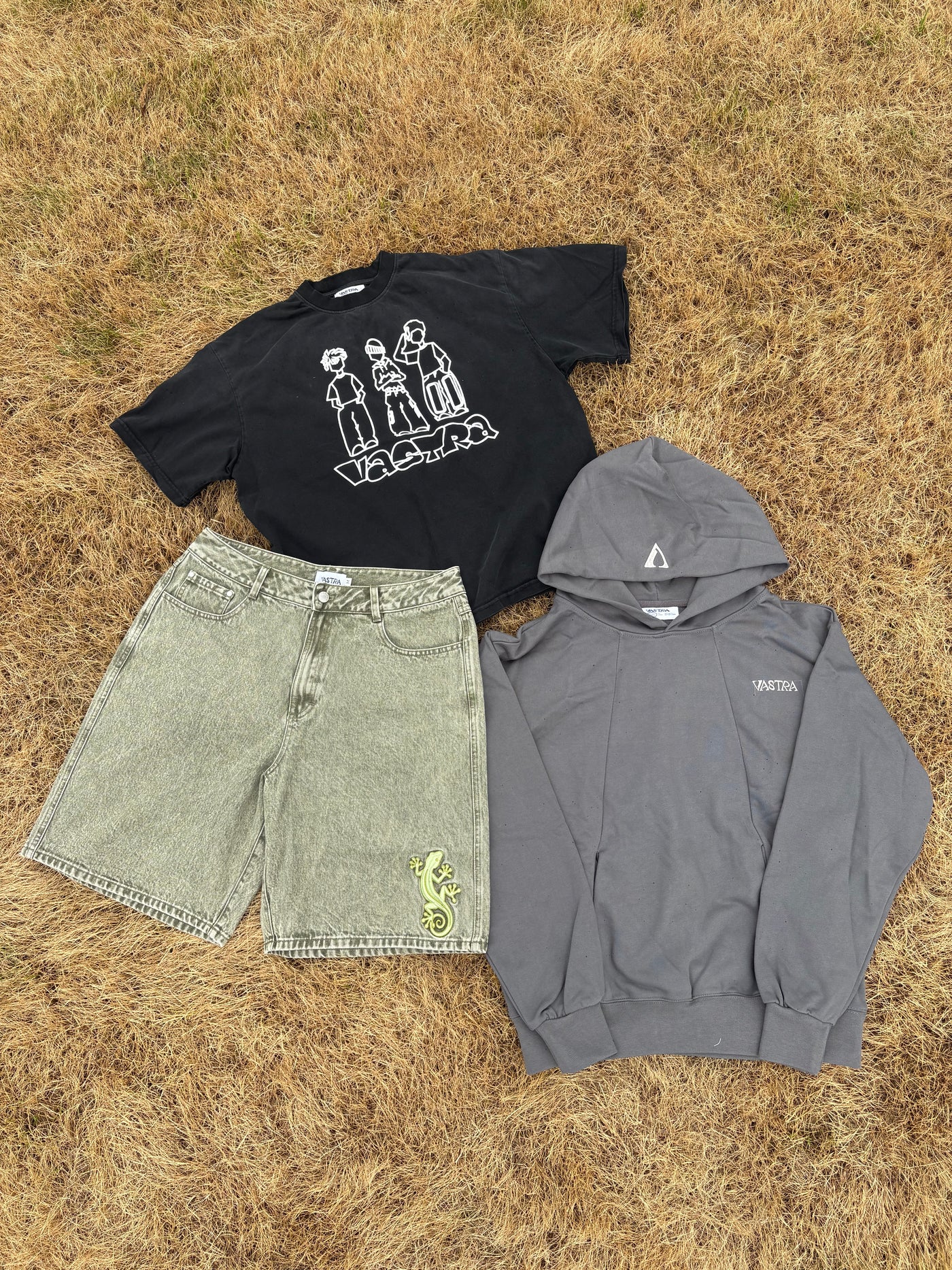 The Summer Kit (Jorts + Tee + Hoodie)