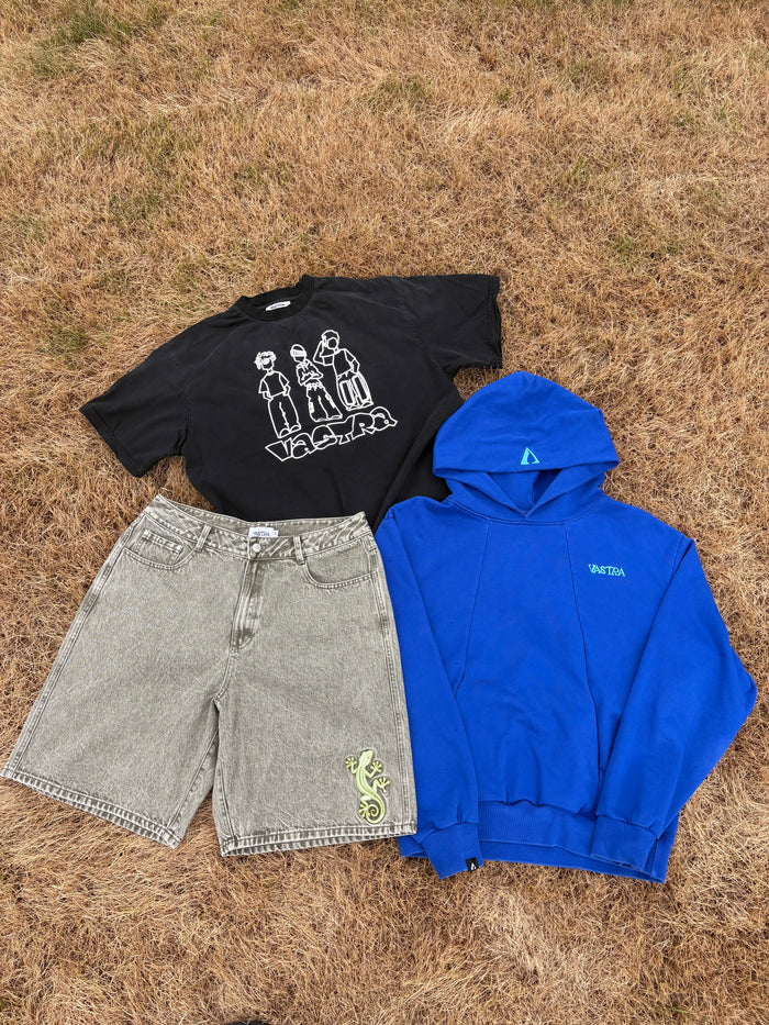 The Summer Kit (Jorts + Tee + Hoodie)