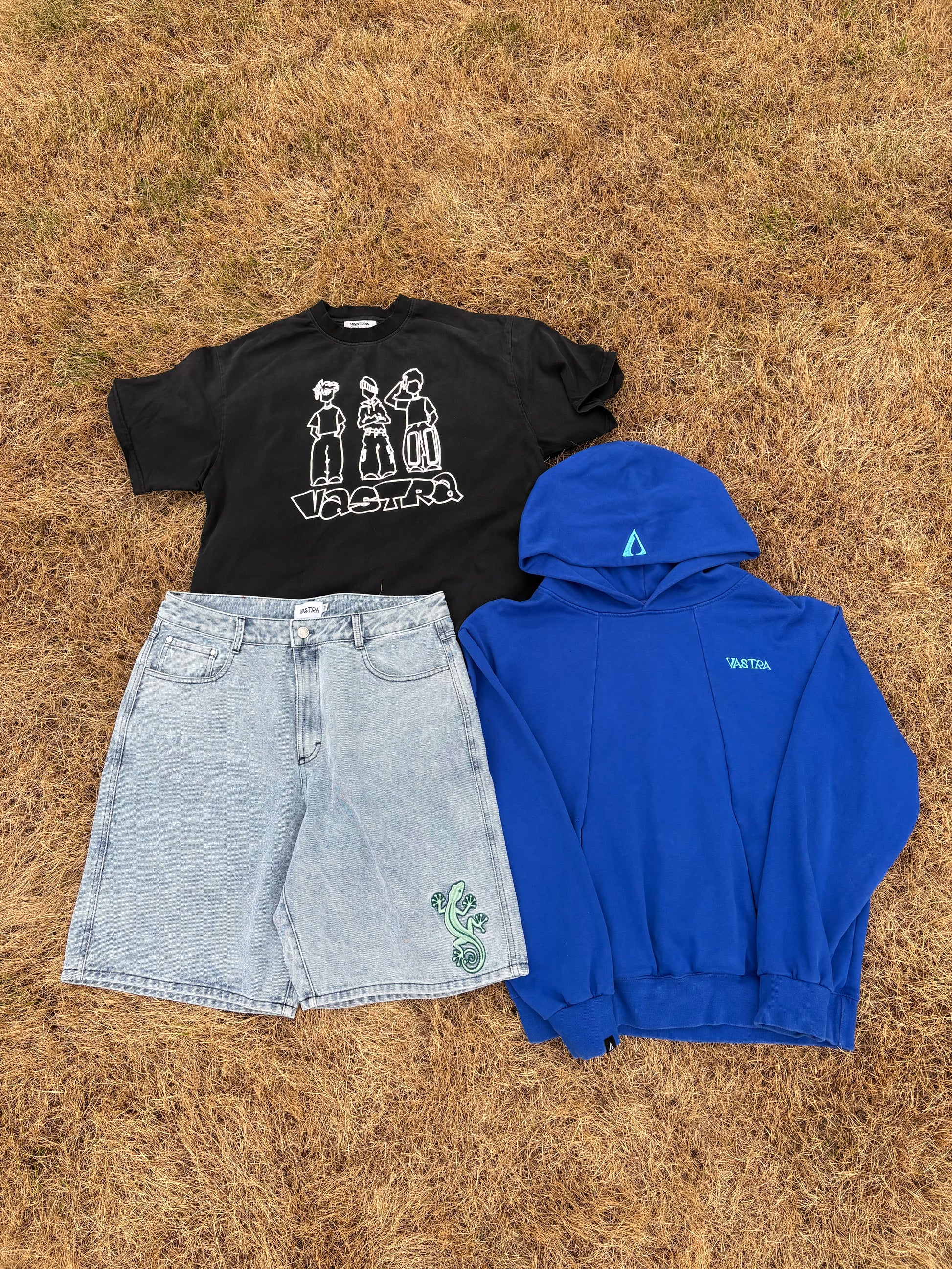 The Summer Kit (Jorts + Tee + Hoodie)